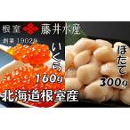 ショッピングいくら ふるさと納税 【北海道根室産】いくら醤油漬160g(80g×2P)・お刺身帆立貝柱300g A-42048 北海道根室市