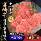 A5等級宮崎牛特選上赤身焼肉 600g