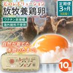 卵 定期便 3回 放牧養鶏卵 10個