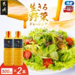 肉や野菜に 生きる野菜ドレッシングソース 500ml×2本