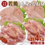若鶏もも身&amp;むね身 4kgセット