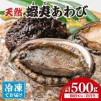 天然 蝦夷あわび 計500g