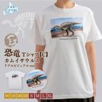 恐竜Tシャツ カムイサウルス カラフルシルエットver.