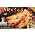 めぐみうなぎ 紅白 6尾セット うなぎ 鰻 ウナギ