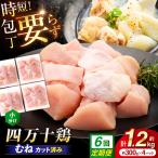 四万十鶏もも肉 切身 約1.2kg