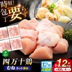 四万十鶏むね肉 切身 約1.2kg