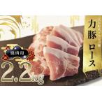 力豚 豚肉 ロース 焼き肉用2.2kg 小分け