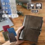 本革ノートカバー A5 留め具あり サファイヤブルー