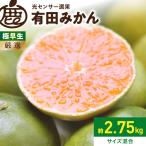 厳選 極早生有田みかん約2.5kg+250g