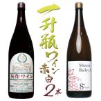 築宝一升瓶赤ワイン白ワイン 2本セット