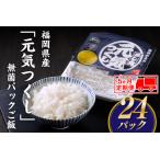 FE002. 元気つくし 無菌パックご飯 24パック