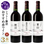 ワイン シャトー勝沼が贈る 赤ワイン3本セット