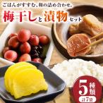 梅干し4パック 漬物3種類セット おかず