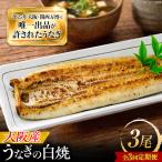 鰻 美陵鰻の白焼 3尾