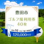 ゴルフ 場利用券40枚 市内16施設利用可
