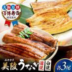 鰻 蒲焼 白焼 各3尾 セット