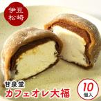 老舗お菓子処 甘泉堂の手作りカフェオレ大福