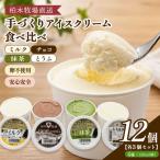 柏木牧場 手づくりアイスクリーム食べ比べ