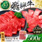飛騨牛 A5等級 焼肉用 カルビ モモ 500g