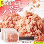 3回定期便 豚ミンチ 2kg