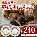 熟成 黒にんにく 計約240g 約120g×2パック