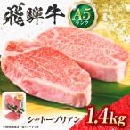 飛騨牛 A5等級 シャトーブリアンステーキ 7枚