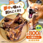 犬用 高級 デンタルケア エゾ鹿 骨セット 800g以上