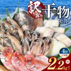 大島水産の訳あり干物2.2kg以上 詰め合わせセット定期便