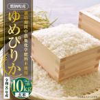 ゆめぴりか 玄米 栽培期間中農薬化学肥料不使用 約10kg
