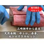 三崎朝市直送 天然アイルランド産本鮪セット