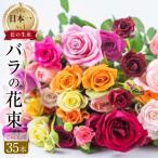 バラ 花束 35本
