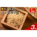 令和8年産 特別栽培米 コシヒカリ 玄米 3kg