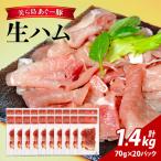 美ら島 あぐー豚 生ハム 計1400g