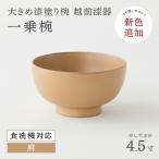 食洗機対応の大きめの漆塗り椀 一乗椀 4.5寸
