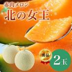 赤肉メロン 北の女王 秀品 約1.6kg×2玉