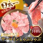 飛騨牛 A5 しゃぶしゃぶ用 定期便 ロース肉 1440g