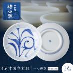 砥部焼 4.6寸切立丸皿 一つ唐草 丸皿 BJCO013