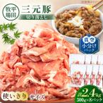 三元豚 切り落とし 計2.4kg