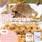 犬用 げんかつごはん土 牛肉ベース ドライ&レトルト食べ比…