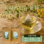 森のハーブティー 木漏れ日 新緑 2種類セット