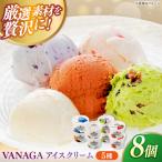 ご褒美アイスにぴったり VANAGA 5種類のアイスクリーム8個…