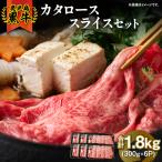 R-901 鹿児島黒牛 カタロース スライスセット 計1.8kg