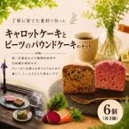 自家製 にんじんのキャロットケーキとビーツのパウンドケー…