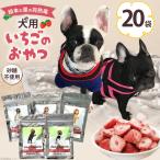 ペットフード 犬用のいちごのおやつ ドライ苺 15g