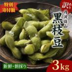 枝豆 訳あり 丹波黒枝豆 3kg