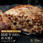 無添加 牛100% 直火焼き ハンバーグ 100g×20袋
