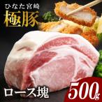ひなた宮崎極豚ロース塊 500g×1P