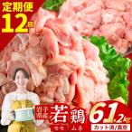 鶏肉 産若鶏 もも×むね 計61.2kg