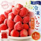 訳あり 冷凍イチゴ 紅ほっぺ 約1kg