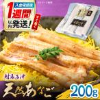 ふるさと納税 対馬産 西沖あなご 200g×1パック《対馬市》 あなご 穴子 アナゴ 海鮮 海産物 魚介 長崎県対馬市